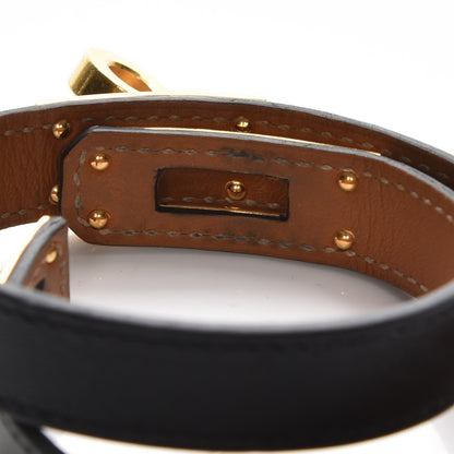 Hermes Chamonix Kelly Double Tour Bracelet S Black 7 of 7