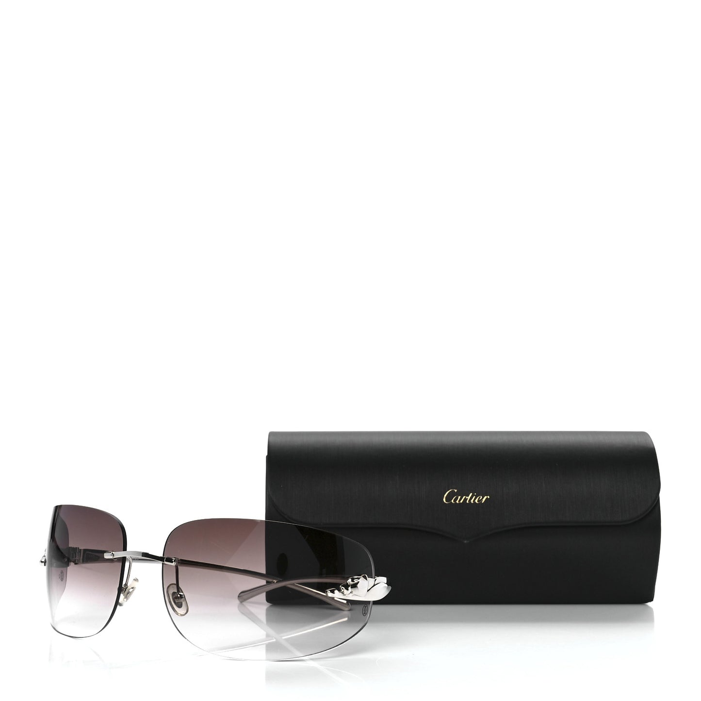 Panthere De Cartier Sunglasses Grey