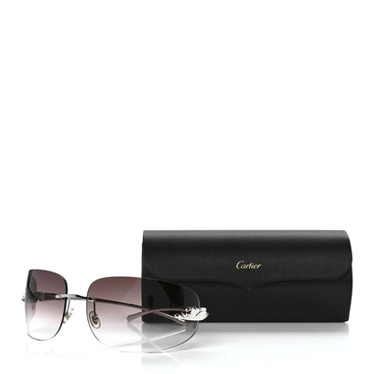 Cartier Panthere De Cartier Sunglasses Grey 8 of 8