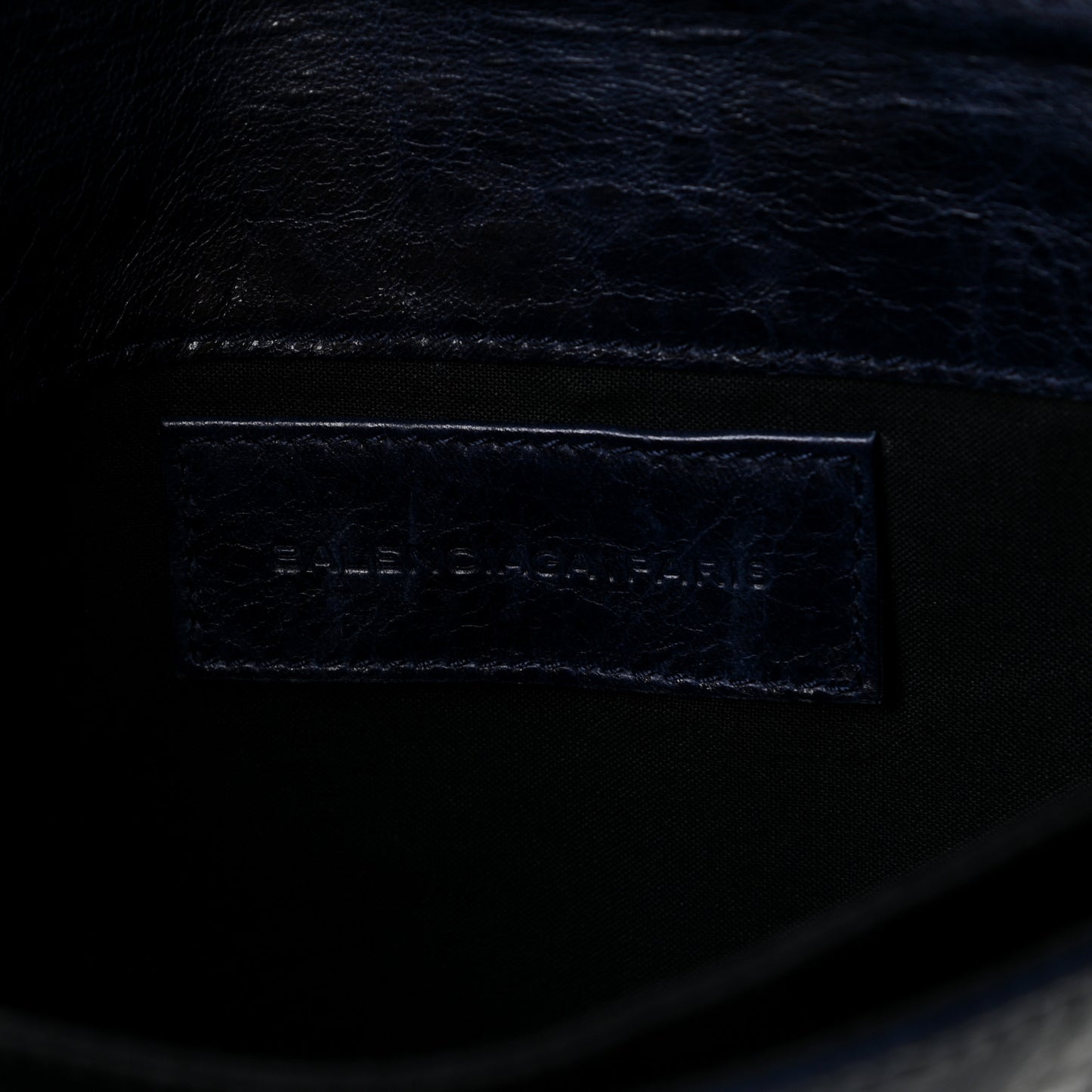 Agneau Giant Brogues Hardware Envelope Clutch Marine