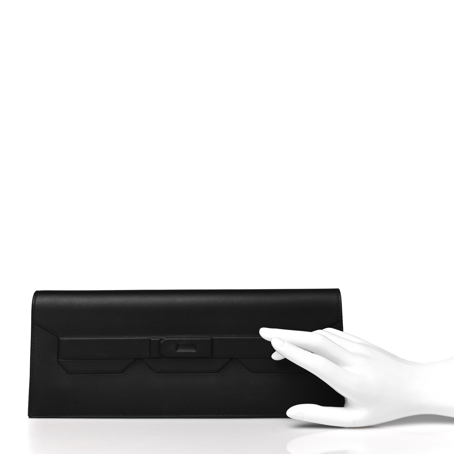 Hermes Swift Shadow Clutch 29 Black 2 of 11