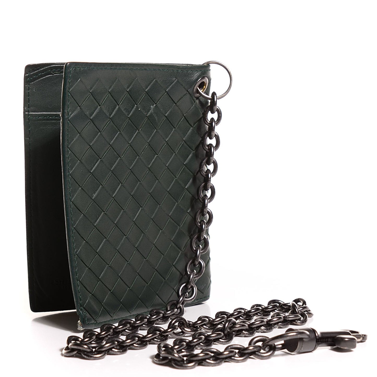 Nappa Intrecciato Chain Bi-Fold Wallet Torrent
