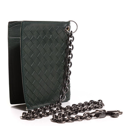 Bottega Veneta Nappa Intrecciato Chain Bi-Fold Wallet Torrent 3 of 8