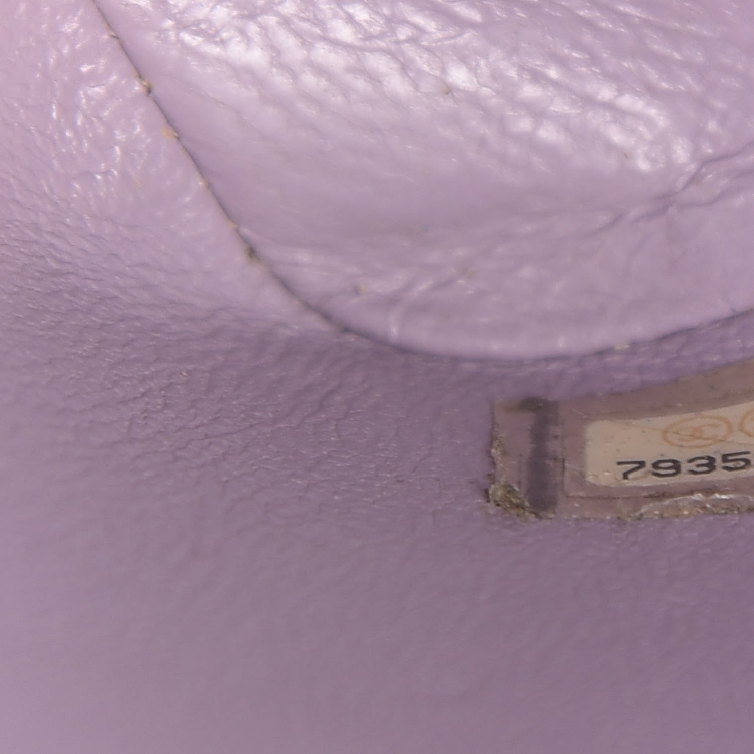 Chanel Caviar Quilted Medallion Tote Purple 9 of 12