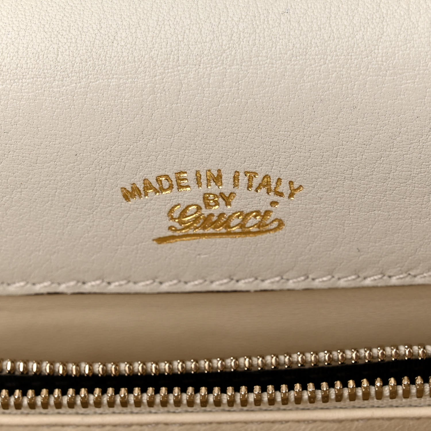 Gucci Calfskin Medium 1973 Shoulder Flap Bag Ivory 6 of 16