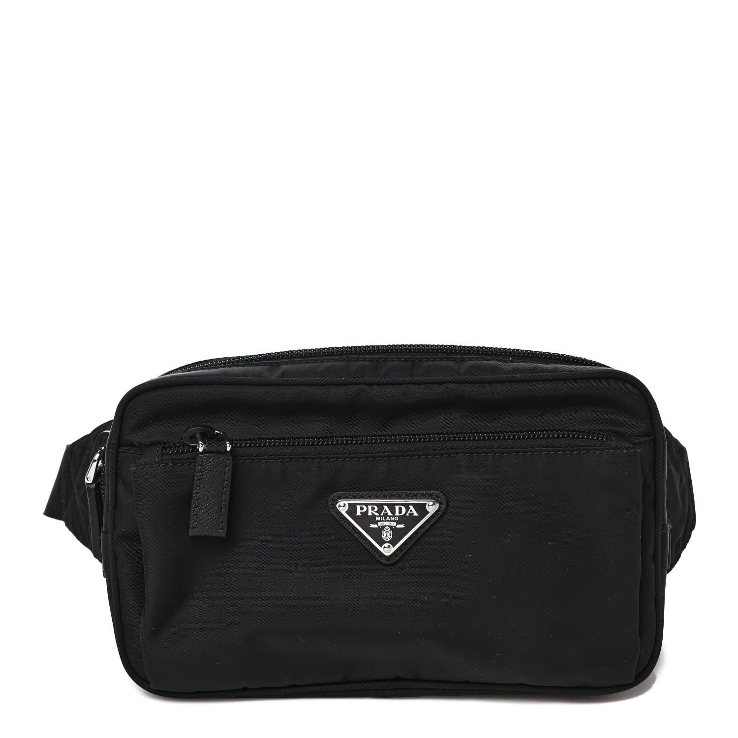 Prada Re-Nylon Saffiano Belt Bag Black 1 of 8