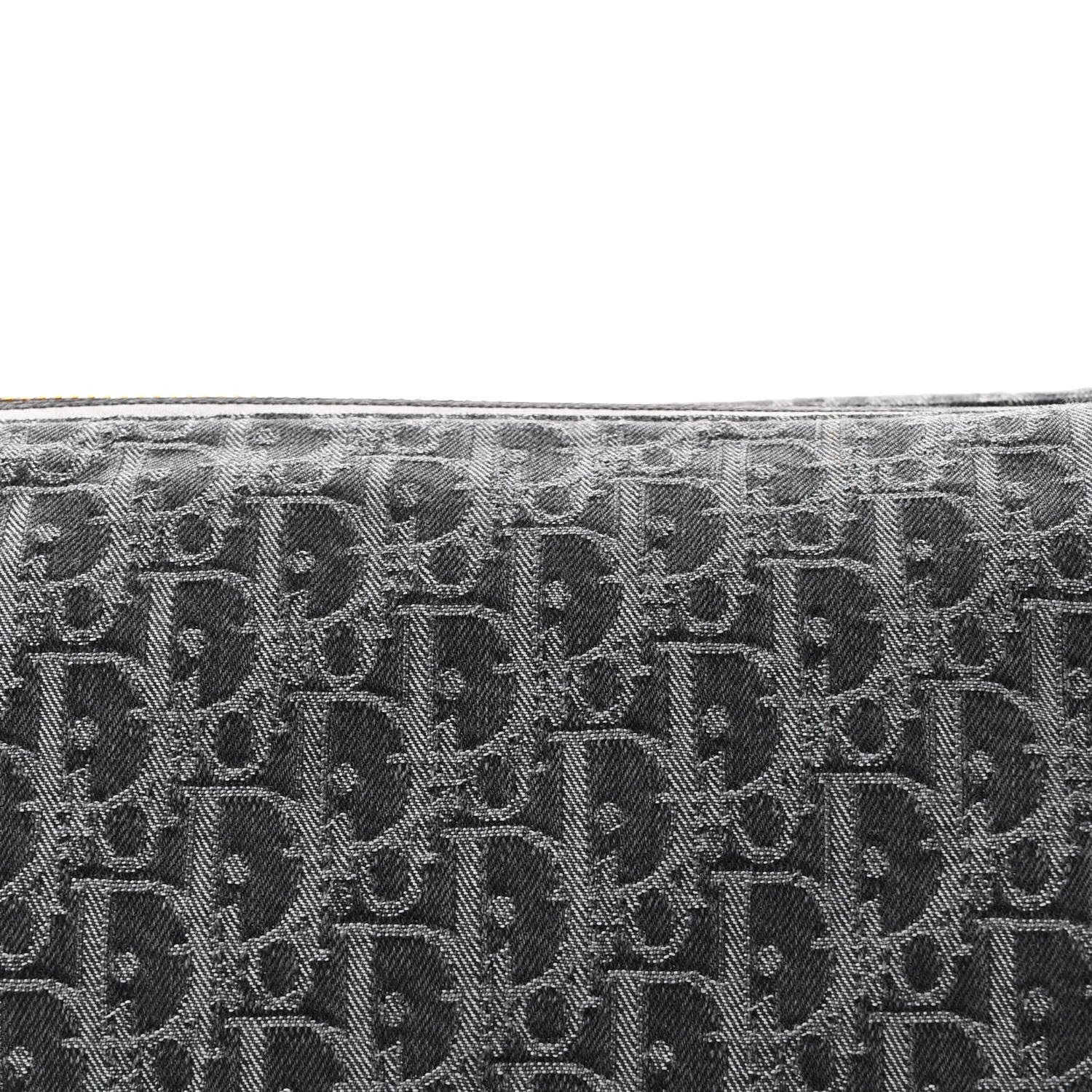 Christian Dior Oblique Denim Medium D-Journey Bag Grey 8 of 10