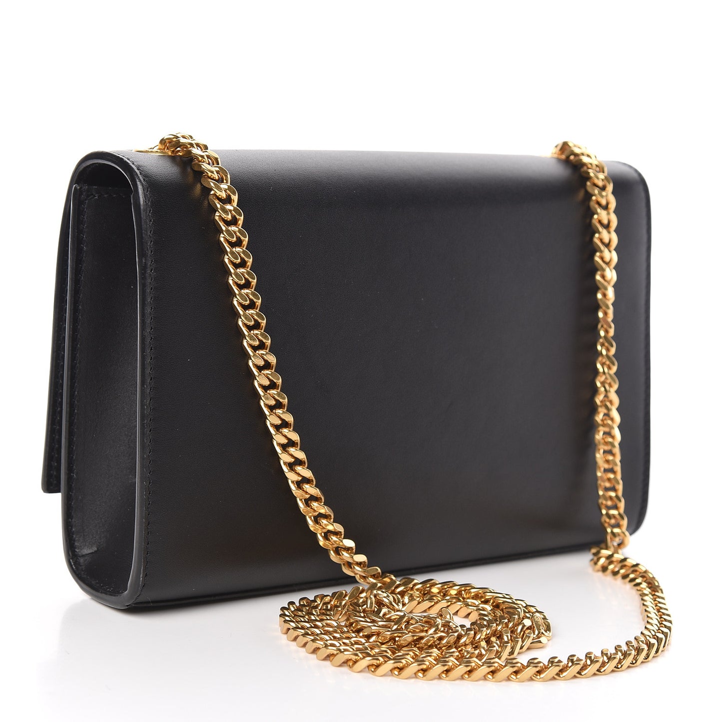 Calfskin Small Monogram Kate Satchel Black