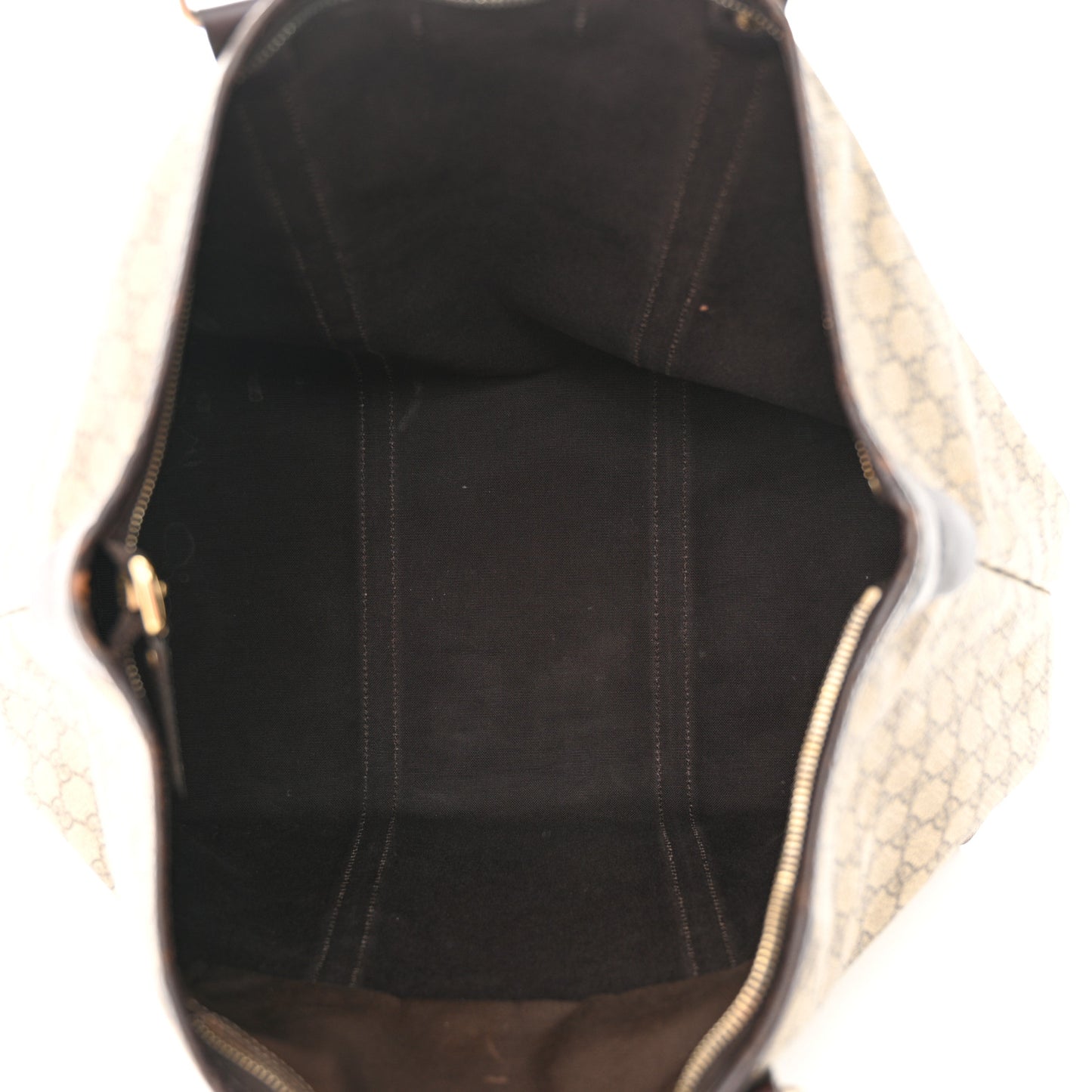 GG Plu Monogram Medium Joy Tote Bag Brown