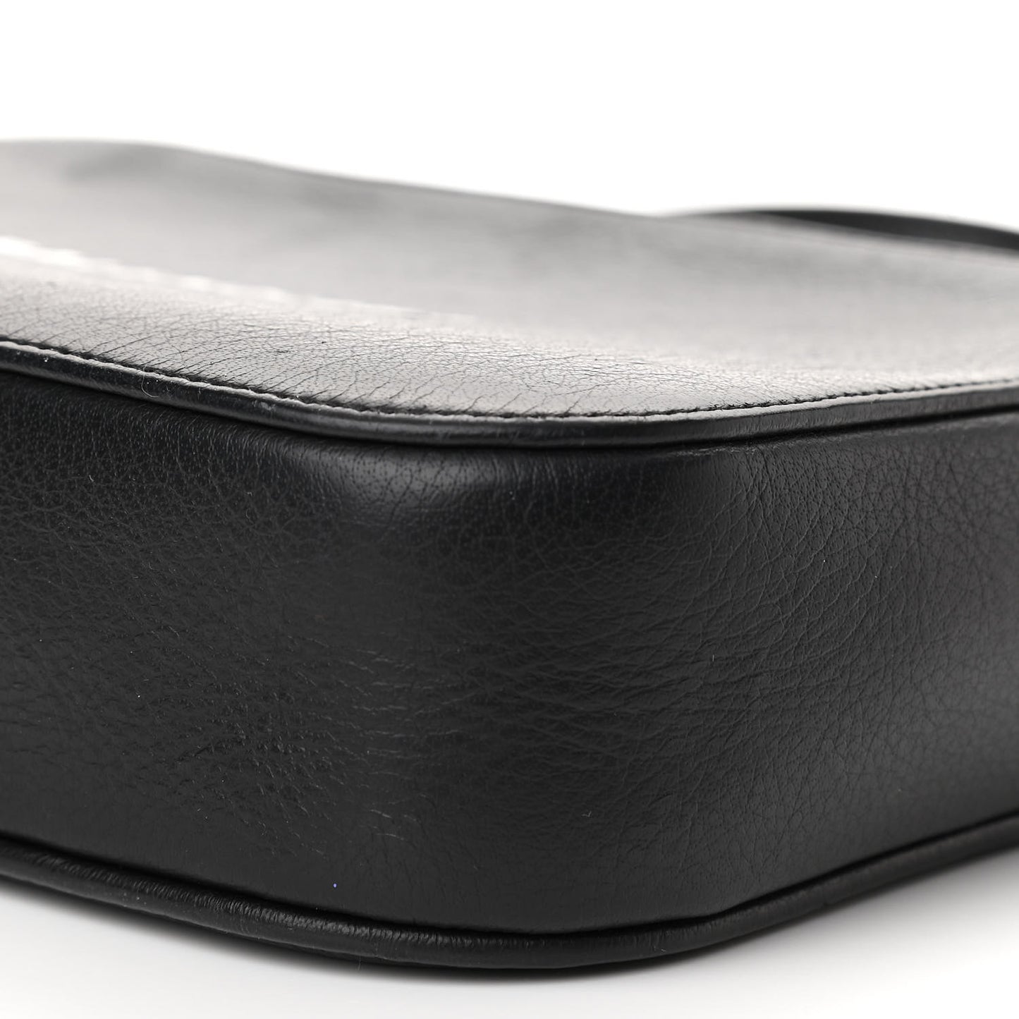 Calfskin Logo S Everyday Camera Bag Black