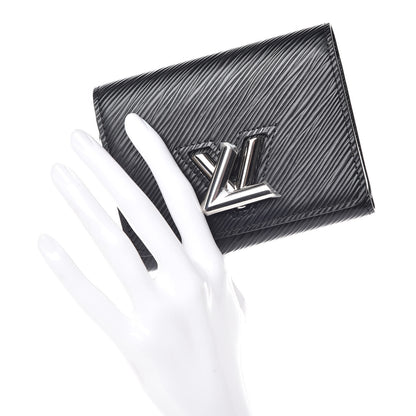 Louis Vuitton Epi Twist Compact Wallet Black 2 of 7