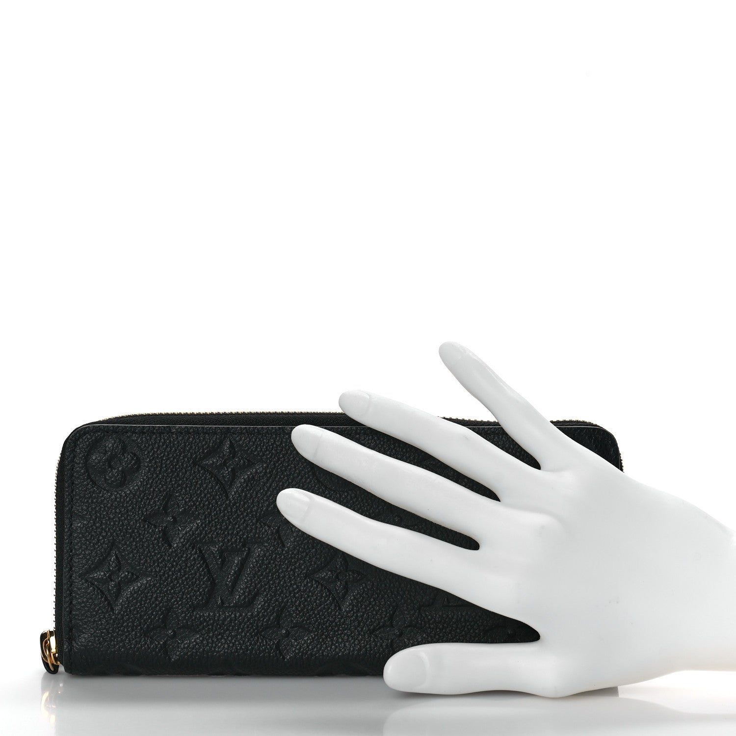 Louis Vuitton Empreinte Clemence Wallet Black 2 of 8