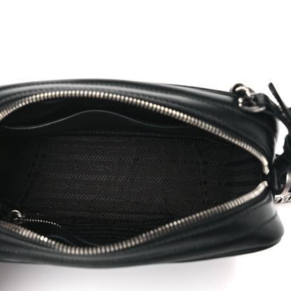 Prada Soft Calfskin Diagramme Camera Bag Black 5 of 8