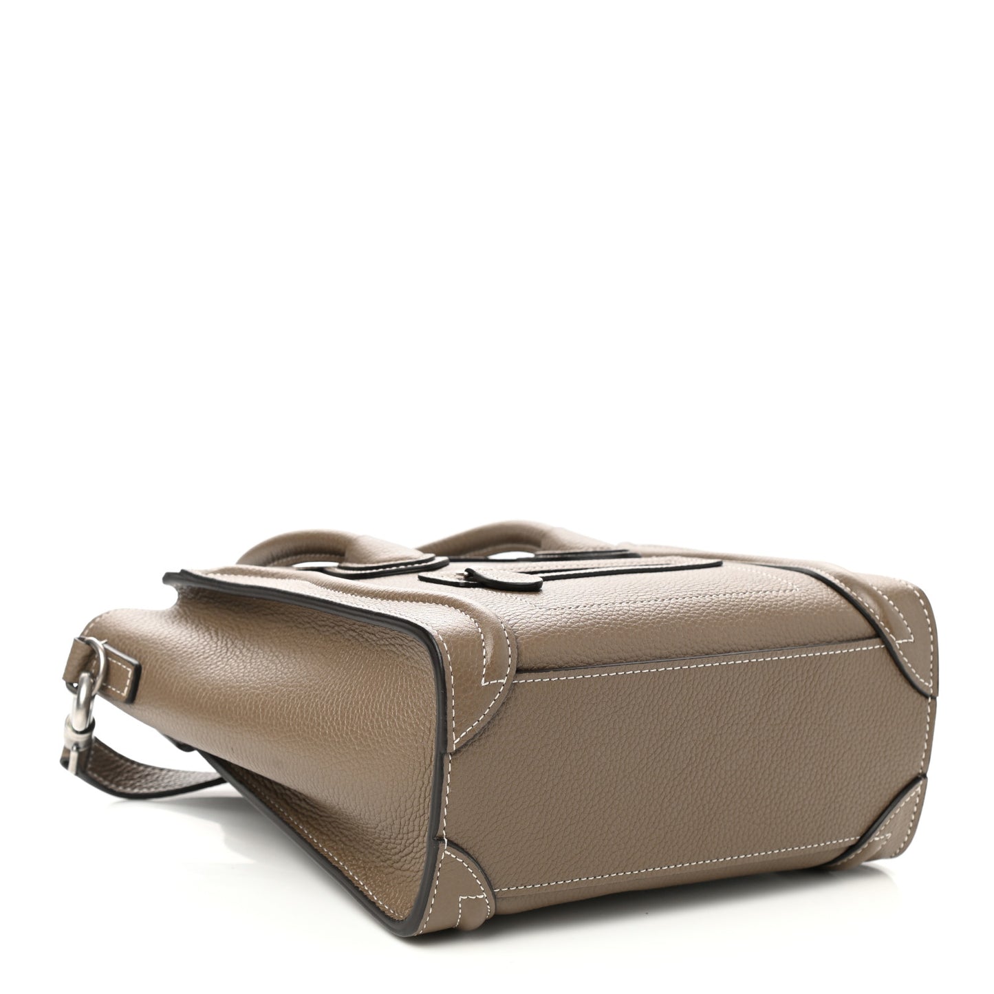 Drummed Calfskin Nano Luggage Souris