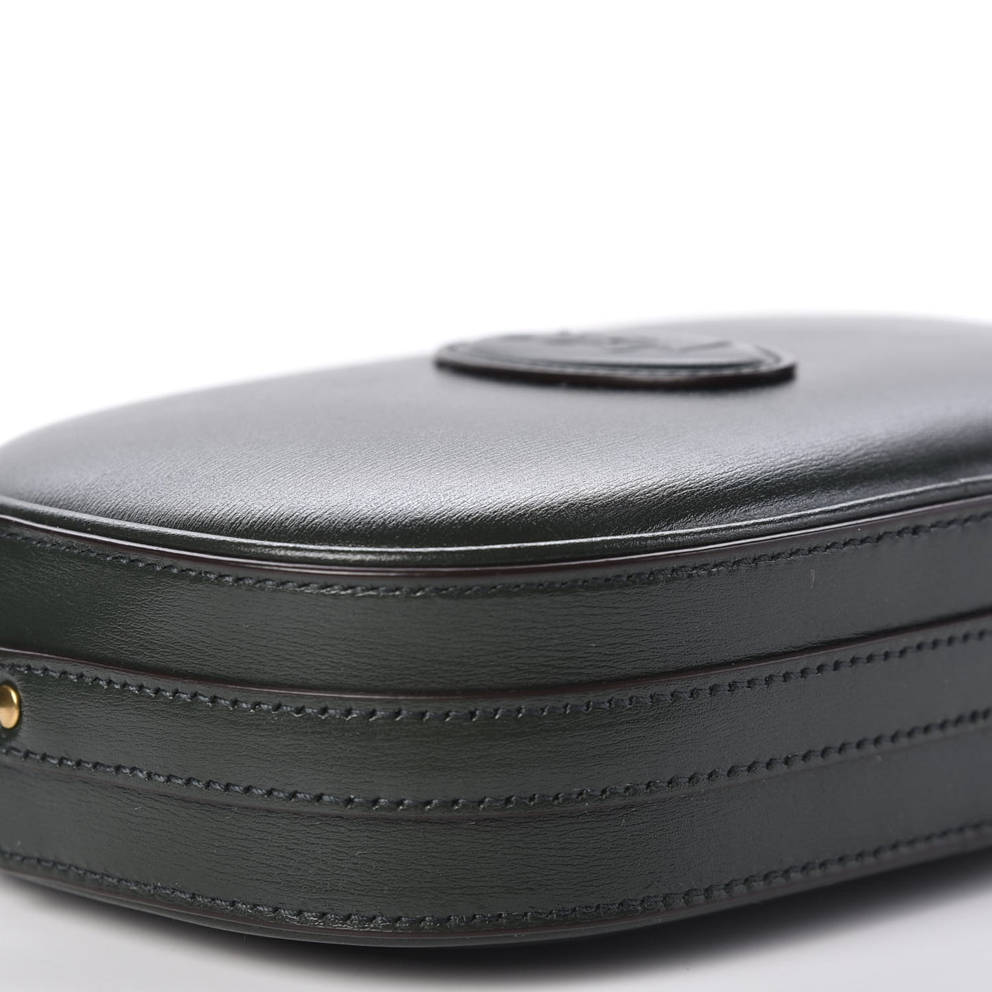 Calfskin Le 61 Camera Bag Dark Green