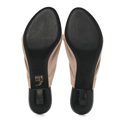 Balenciaga Jersey Stretch Heel Sandals 37 Beige 5 of 9