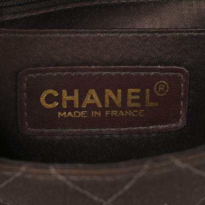 Chanel Grosgrain Quilted Mini Square Flap Brown 6 of 12