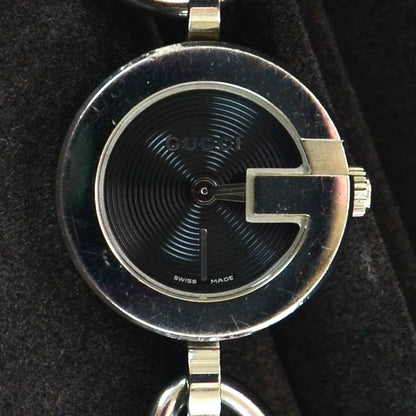 Gucci Stainless Steel 22mm G Charms Quartz Watch Black 3 of 7