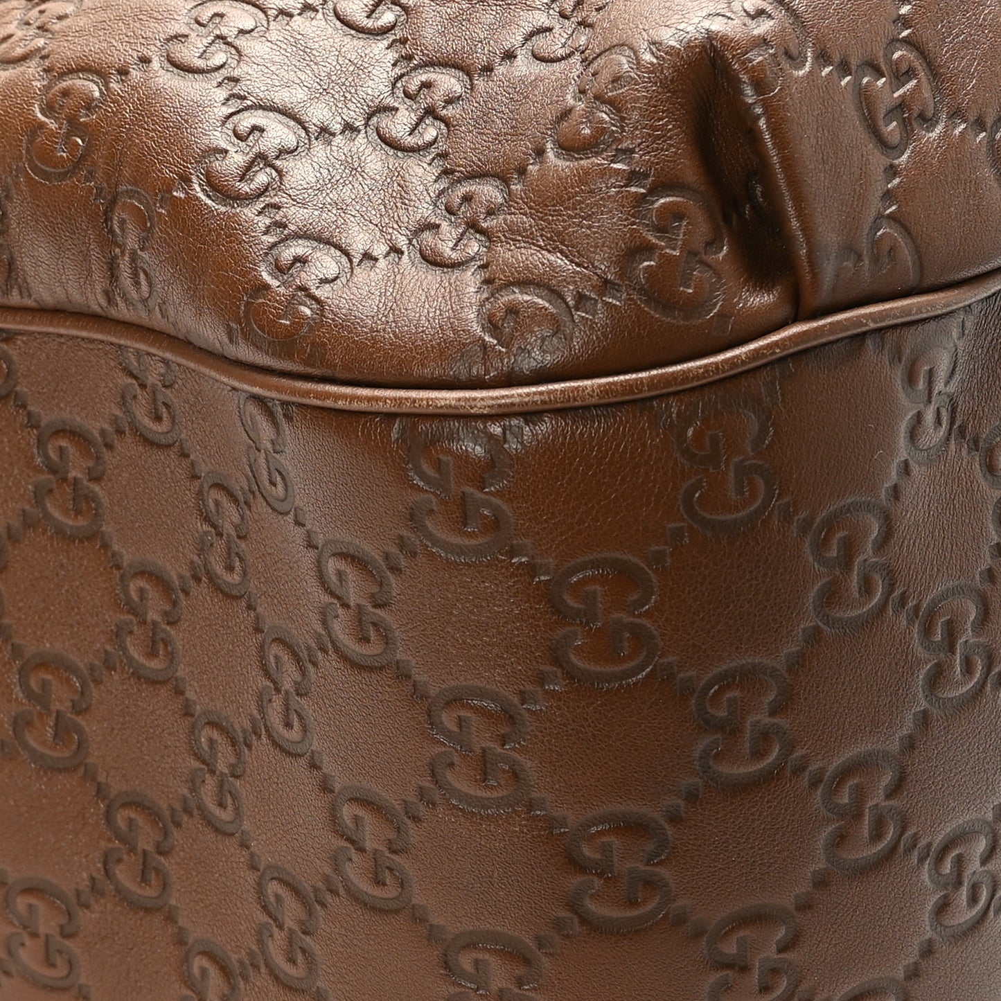 Guccissima Medium Emily Hobo Brown