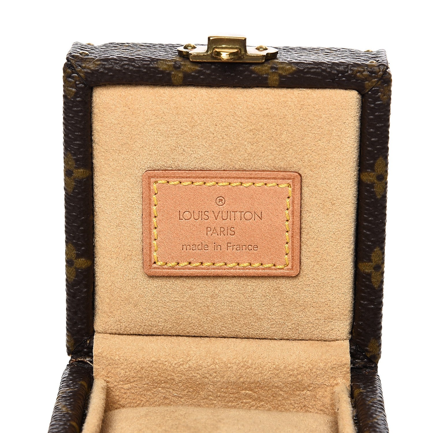 Louis Vuitton Monogram Ring Box Mini Trunk Case 6 of 6