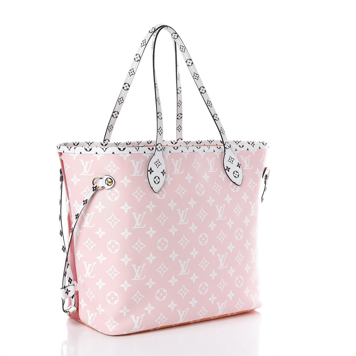 Louis Vuitton Monogram Giant Neverfull MM Rouge 4 of 10