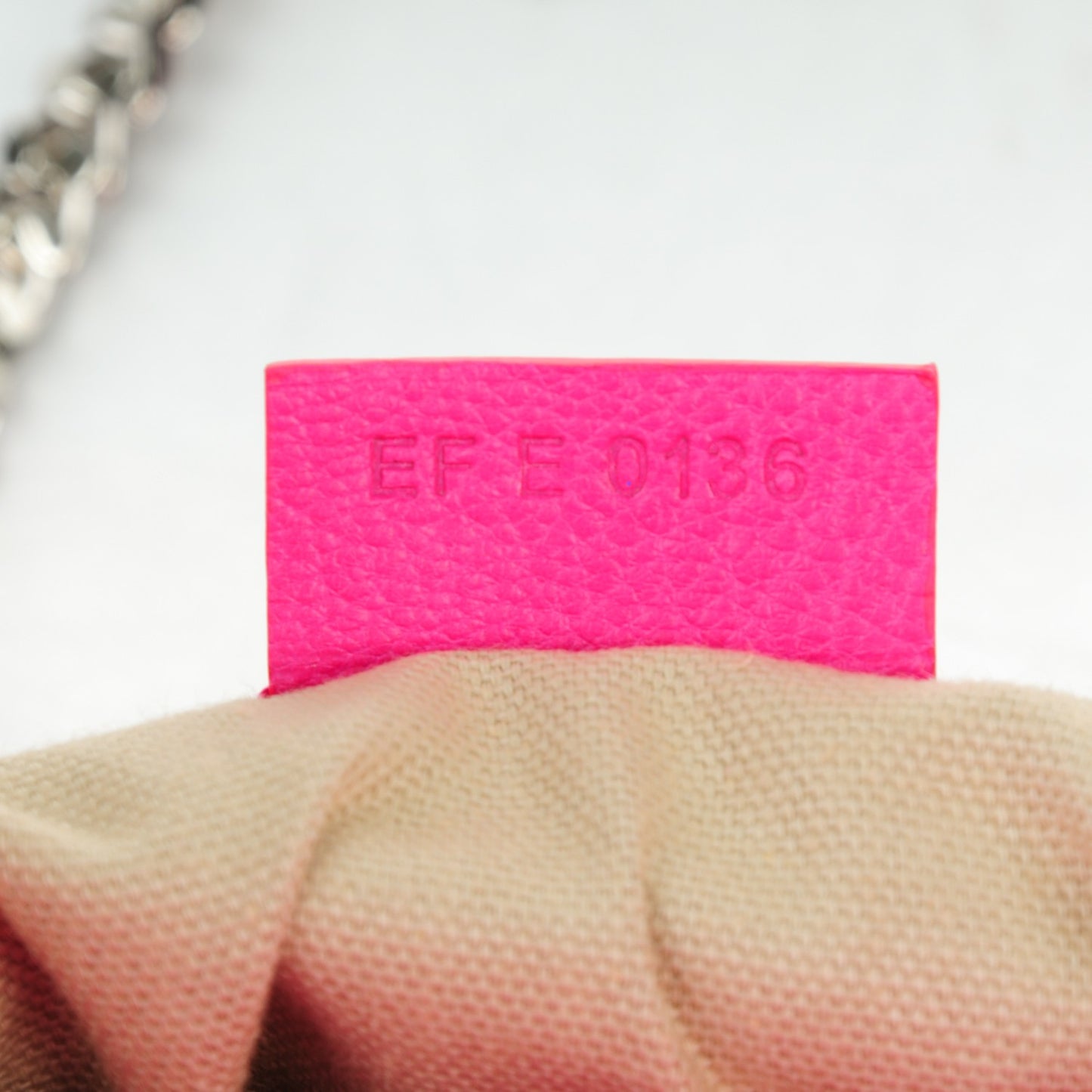 Sugar Goatskin Mini Chain Pandora Hot Pink