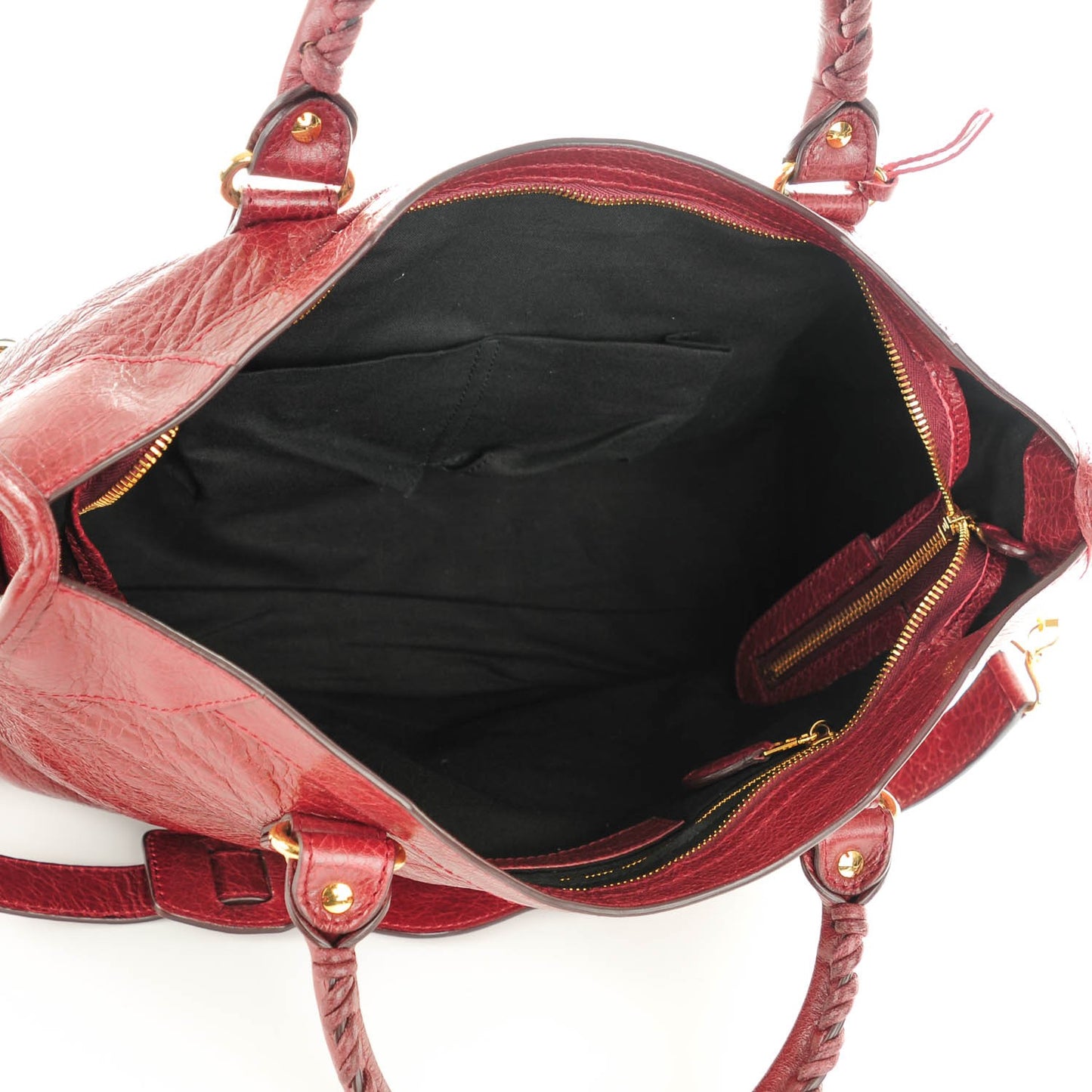 Agneau Giant 12 Gold Hardware City Rouge Cerise