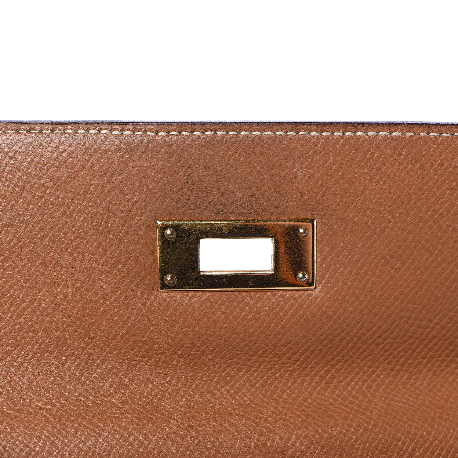 Hermes Courchevel Kelly Sellier 28 Gold 24 of 49