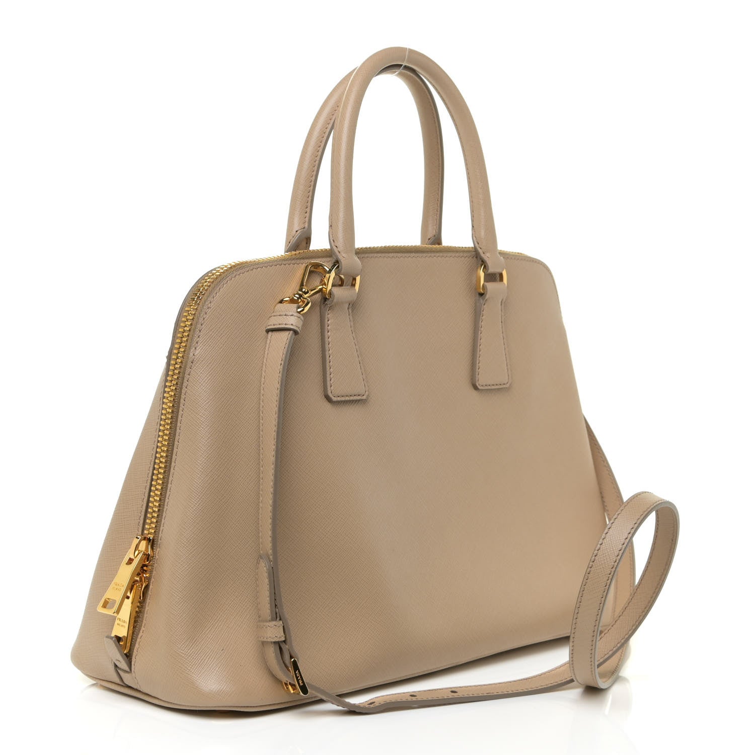 Prada Saffiano Lux Medium Promenade Tote Sabbia 2 of 11