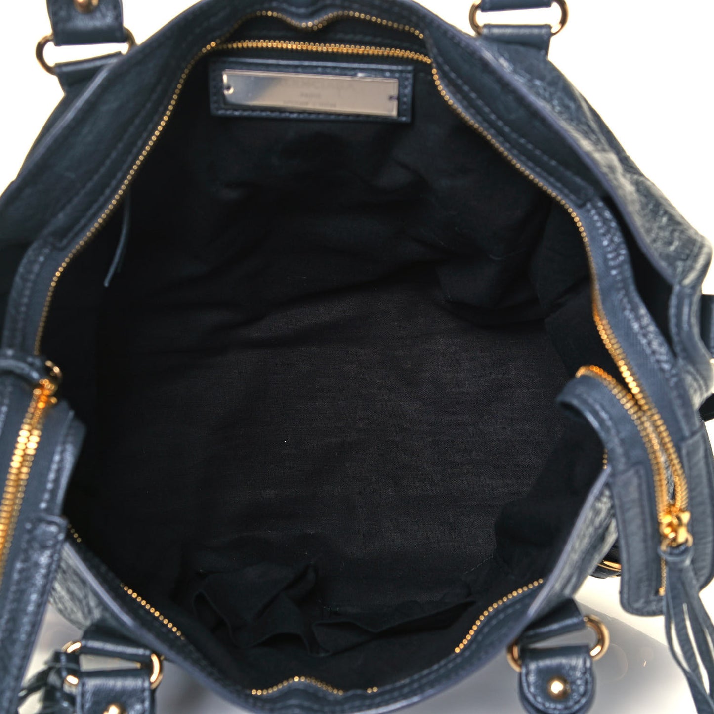 Agneau Classic Gold Hardware City Gris Fossile Anthracite
