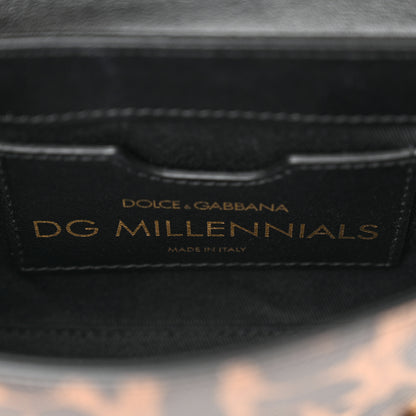 Dolce & Gabbana Dauphine Ayers Leopard Print Crystal Embellished DG Millennials Mini Crossbody Multicolor 6 of 11