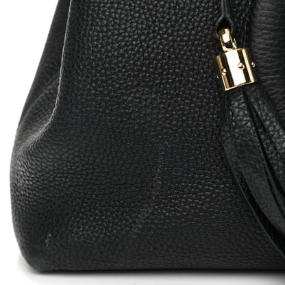 Gucci Pebbled Calfskin Medium Soho Chain Shoulder Bag Black 12 of 16