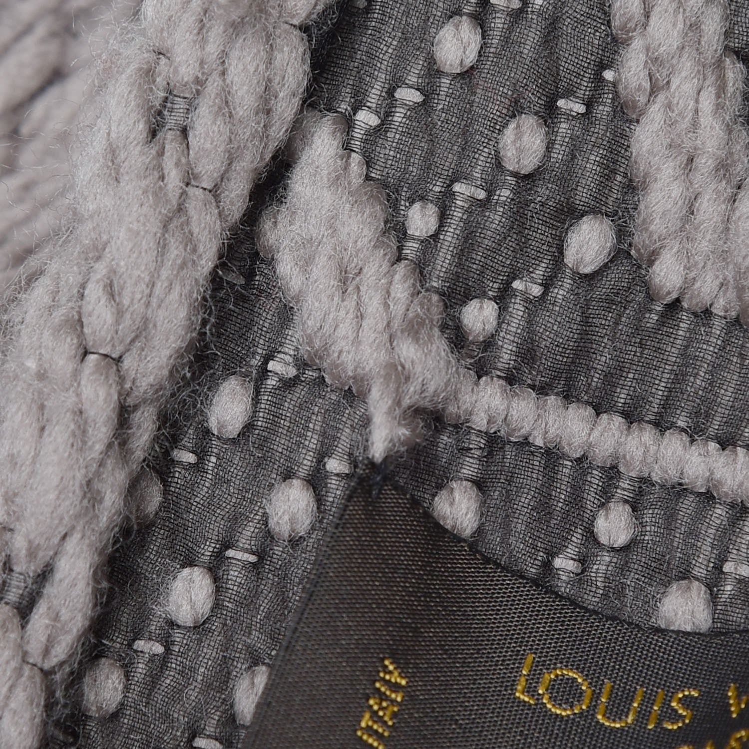Louis Vuitton Wool Silk Logomania Scarf Verone 5 of 6