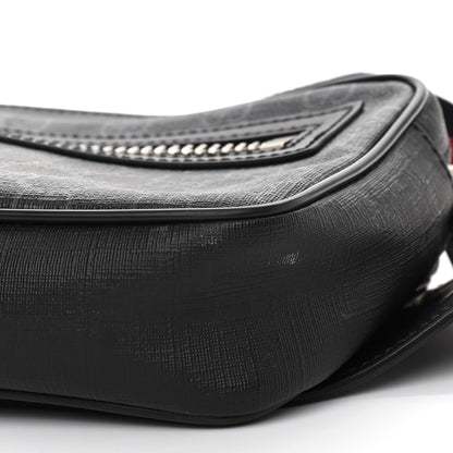 Gucci Soft GG Supreme Monogram Web Belt Bag Black Grey 10 of 11