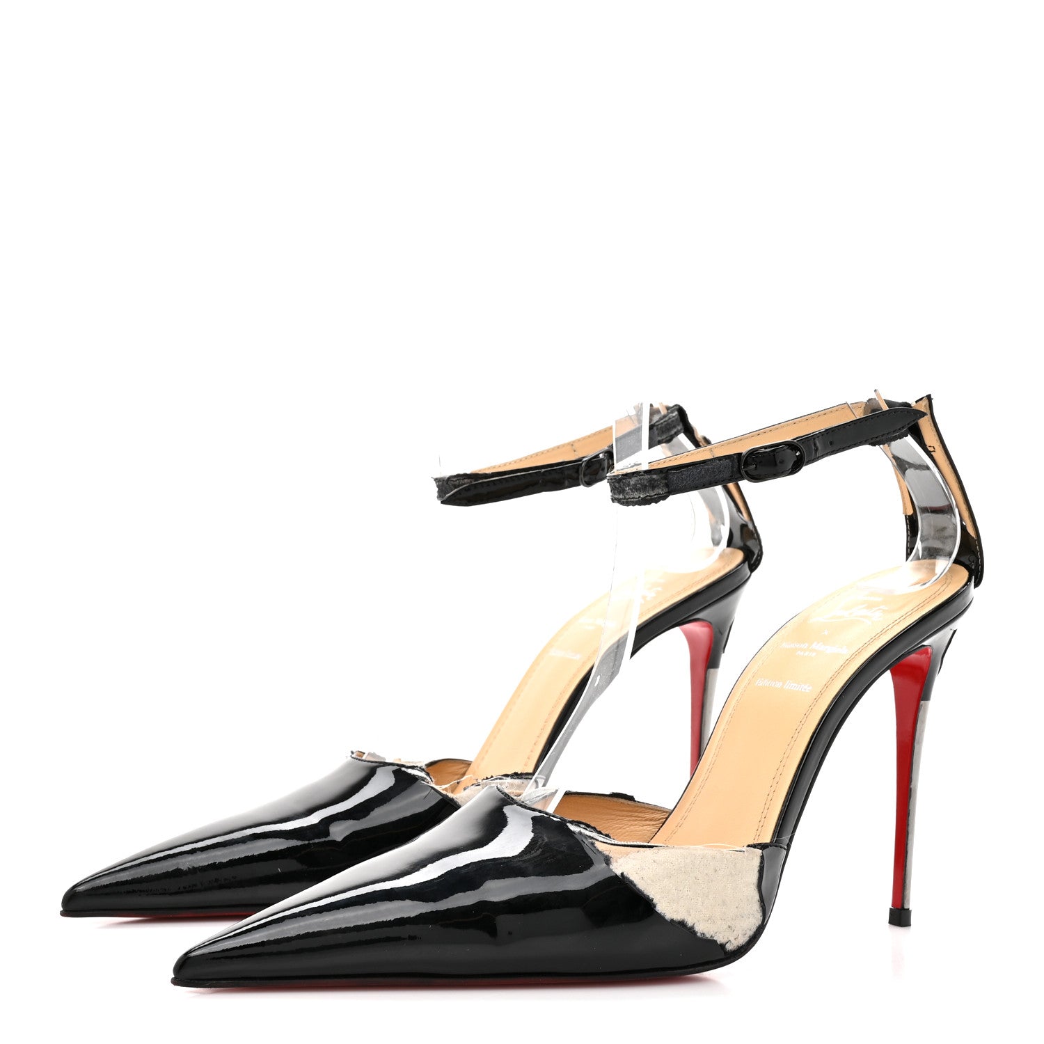 Christian Louboutin X MAISON MARGIELA Patent Bilougiela 25 Pumps