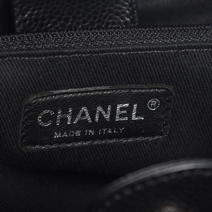Chanel Soft Caviar CC Medium Top Handle Tote Black 7 of 8
