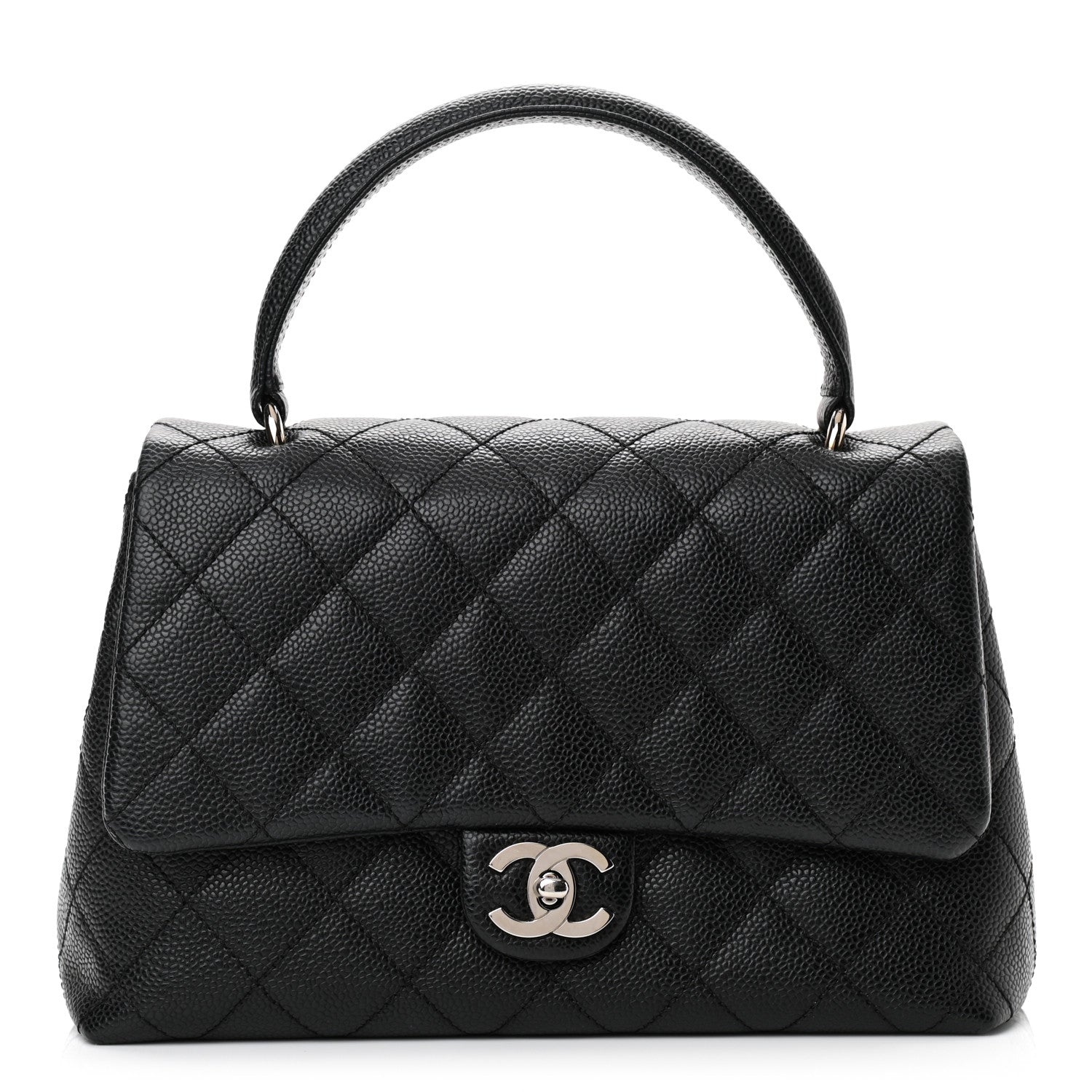 Chanel Caviar Quilted Medium Kelly Flap Bag Black 1 of 12