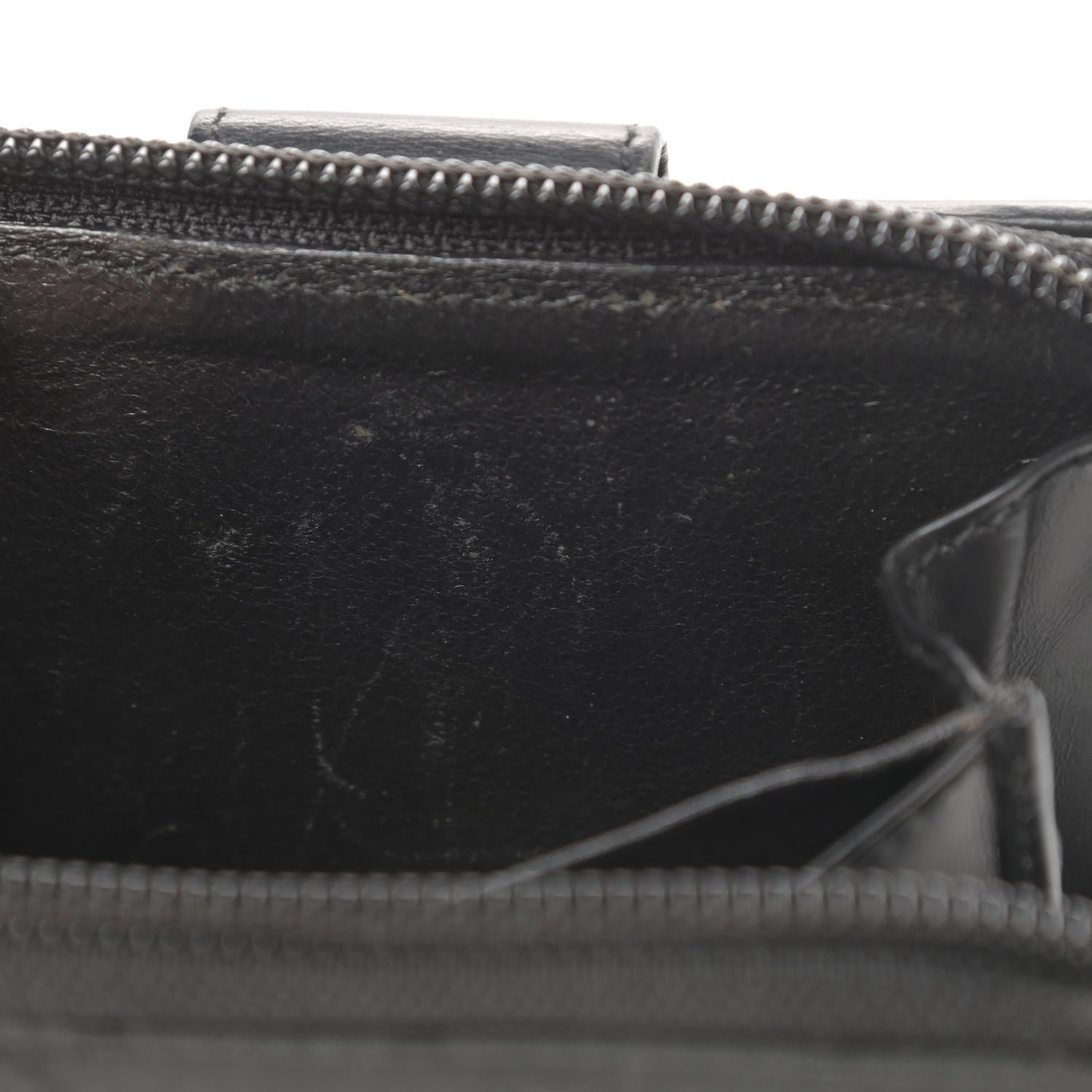 Gucci Monogram Zip Around Coin Wallet Black 13 of 15
