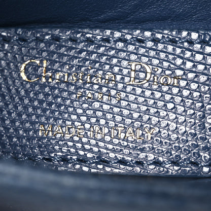 Christian Dior Lizard Mini Lady Dior Blue 6 of 17