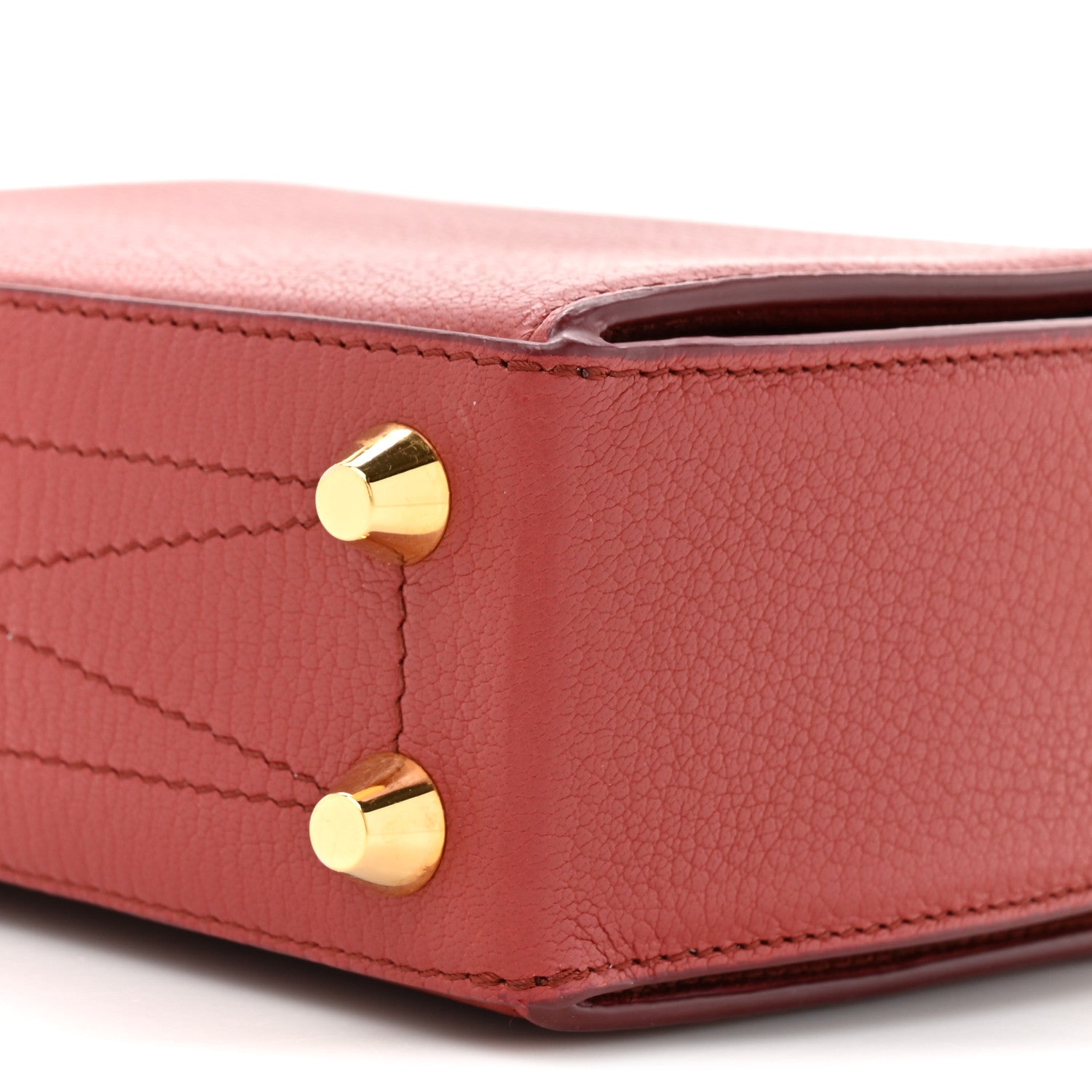 Alexander McQueen Silky Amish Grained Box Shoulder Bag 16 Lacquered Red 8 of 13