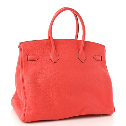 Hermes Togo Birkin 35 Rouge Pivoine 3 of 11