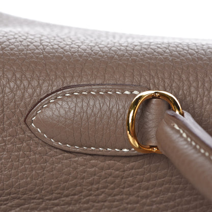 Hermes Togo Kelly Retourne 40 Etoupe 25 of 34