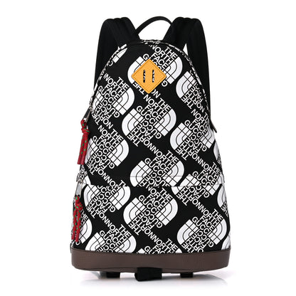Gucci X THE NORTH FACE Econyl Nylon Medium Backpack Black Ivory New Acero Crop 1 of 10