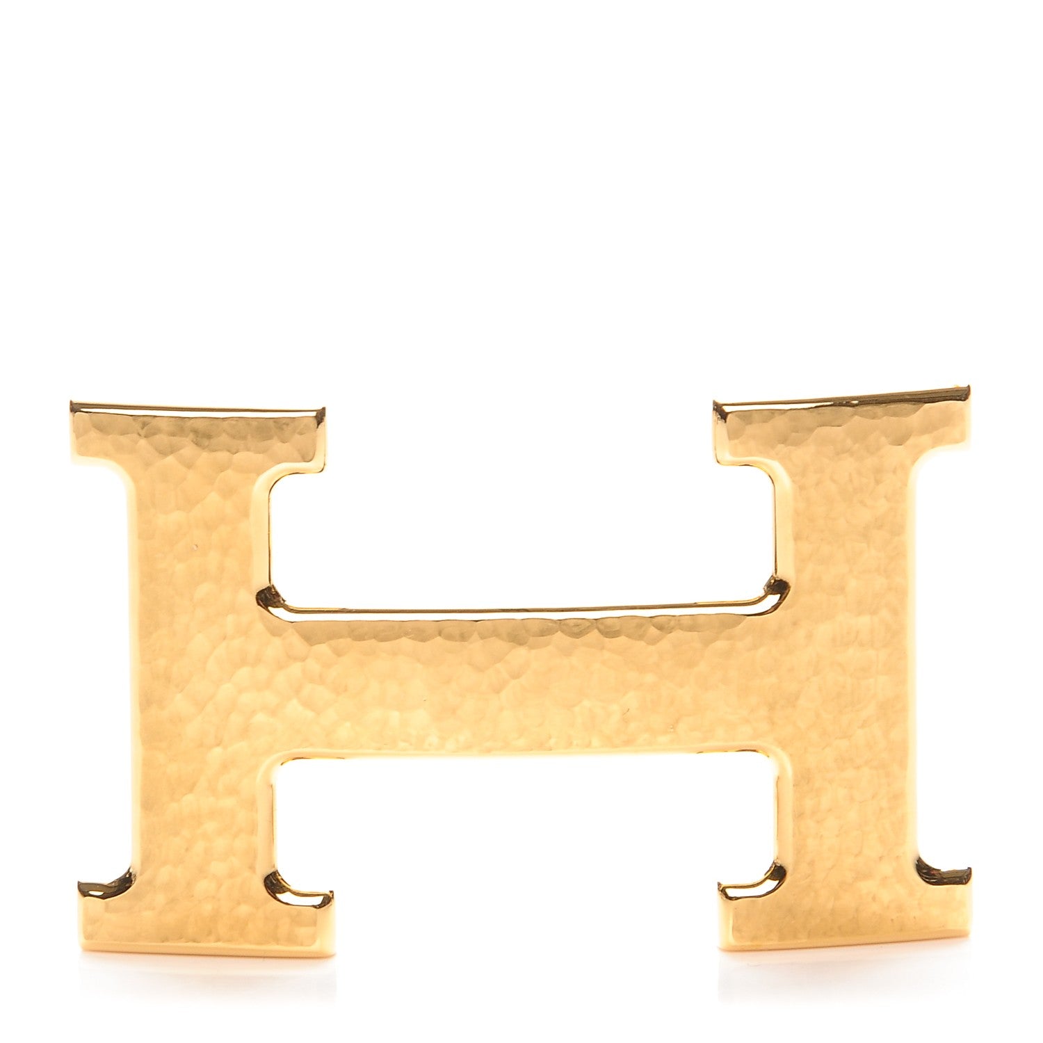 Hermes Martelee 32mm H Belt Buckle Gold 1 of 7