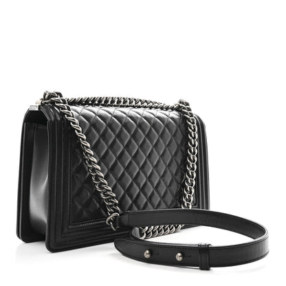 Chanel Caviar Quilted New Medium Boy Flap Black 3 of 10
