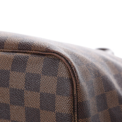 Louis Vuitton Damier Ebene Neo Neverfull MM Rose Ballerine 14 of 21