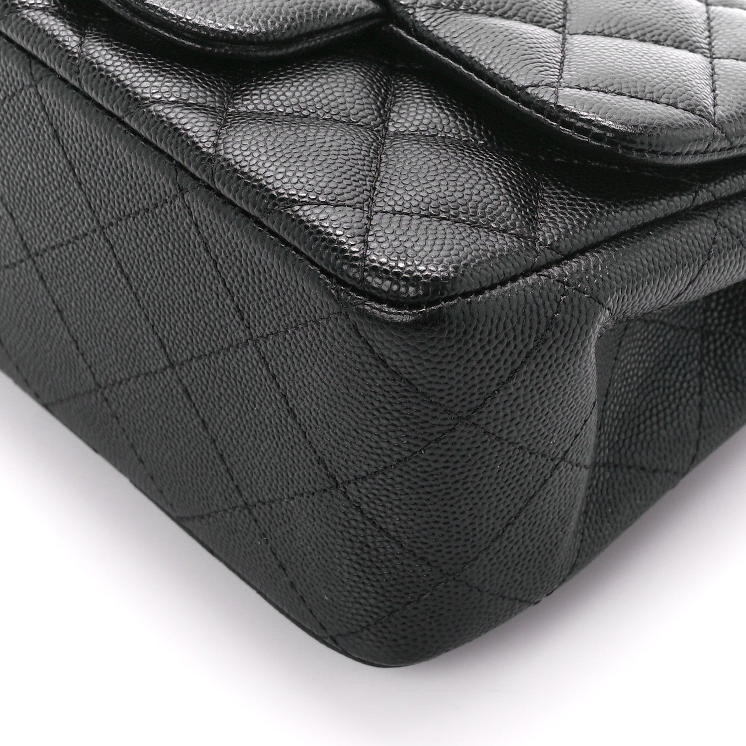 Chanel Caviar Quilted Mini Square Flap Black 10 of 10