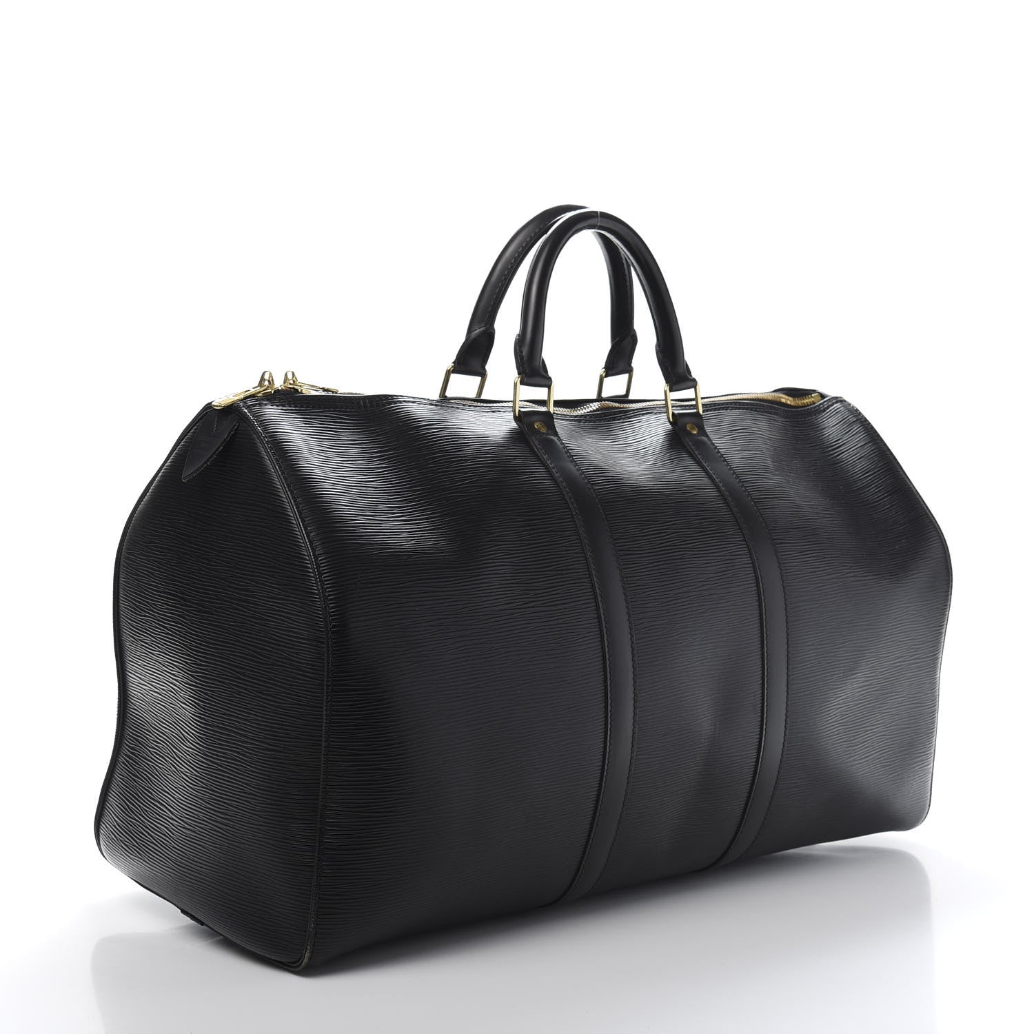 Louis Vuitton Epi Keepall 50 Black 2 of 14