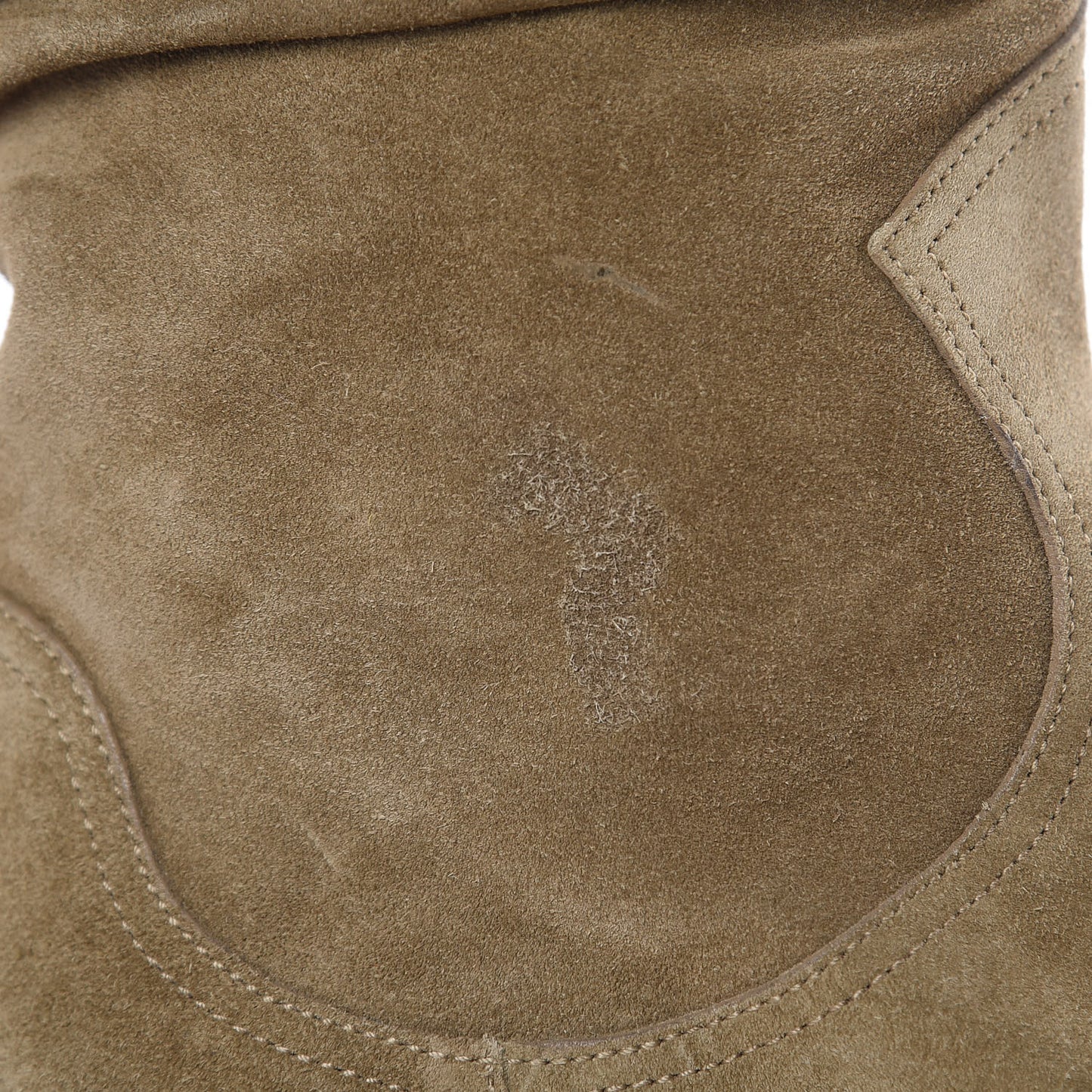 Suede Safari Boots 36 Green