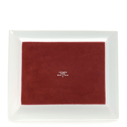 Hermes Porcelain H Deco Change Tray Black 3 of 4